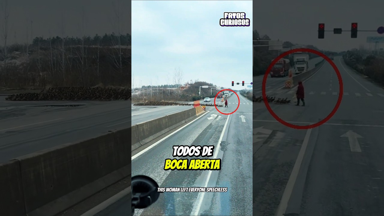 ESSA MULHER CHOCOU A TODOS QUE PASSAVAM POR ESSA RODOVIA