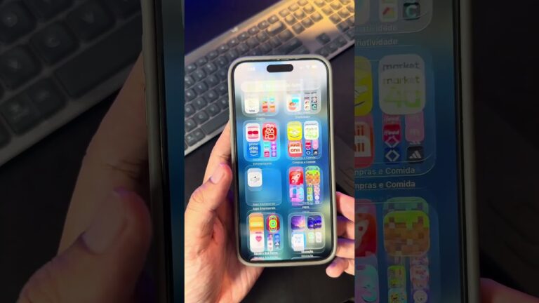 Fazendo isso você consegue organizar muito melhor o seu iPhone