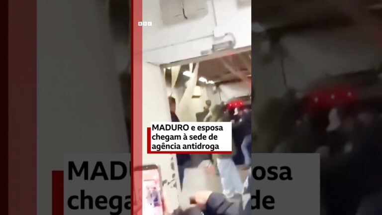 Maduro e Cilia Flores chegam à DEA, agência antidrogas dos Estados Unidos, em Nova York