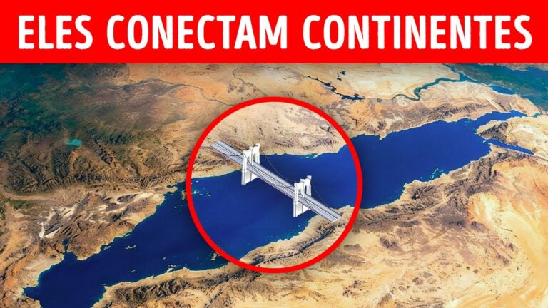 Engenheiros se preparam para construir uma ponte entre a África e a Ásia