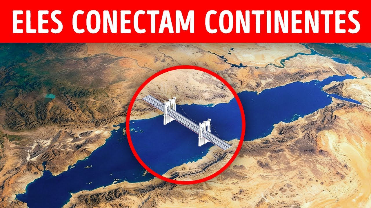 Engenheiros se preparam para construir uma ponte entre a África e a Ásia