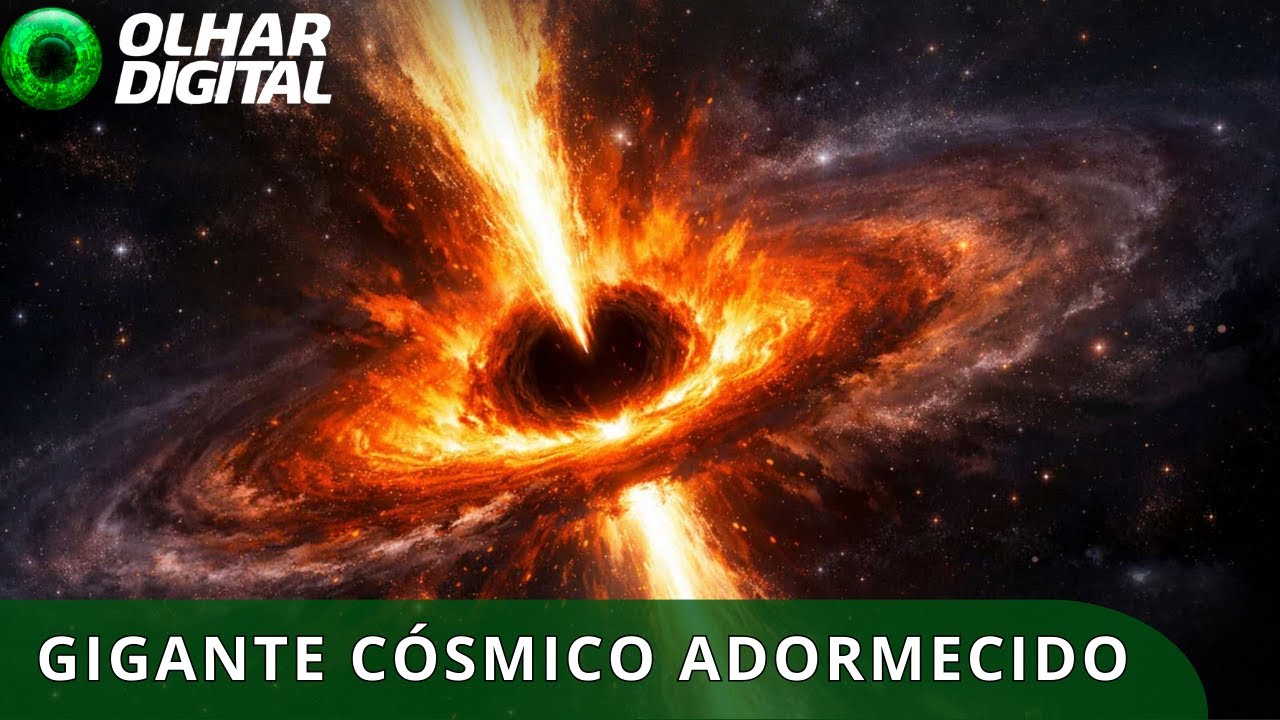 Monstro cósmico desperta após 100 milhões de anos
