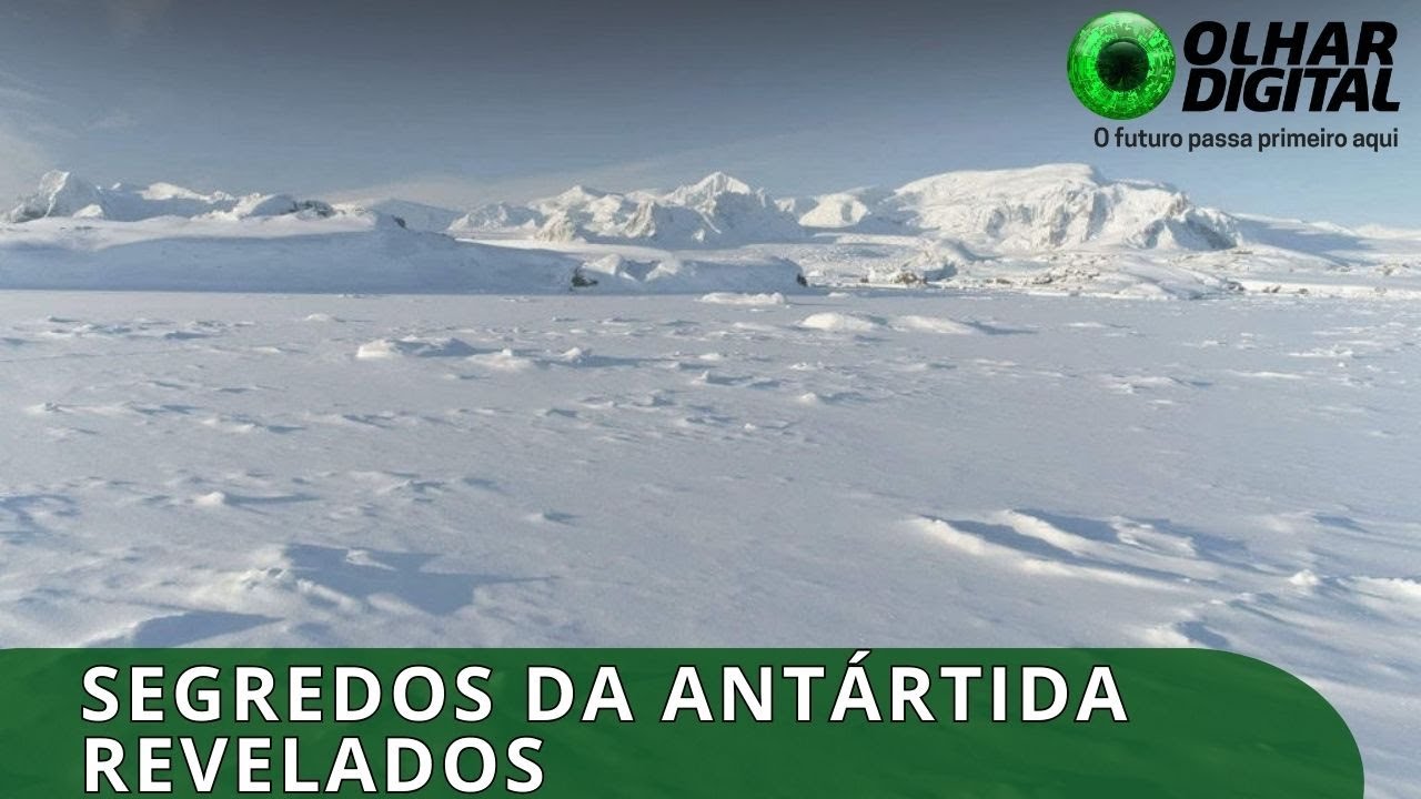 Novo mapa revela o continente oculto sob o gelo da Antártida