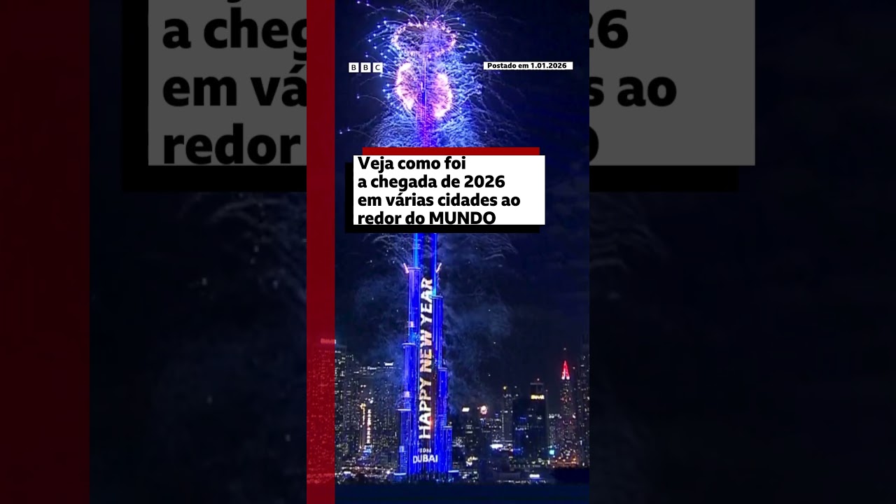 Veja as comemorações do Ano Novo em várias cidades: de Londres e Nova York a Nairobi