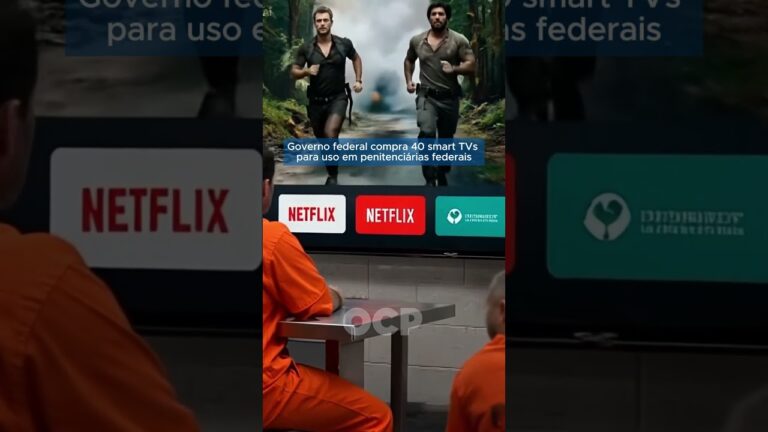 Governo federal compra 40 smart TVs para uso em penitenciárias federais