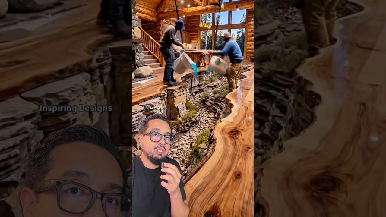 Piso transparente 3D é a nova onda da internet