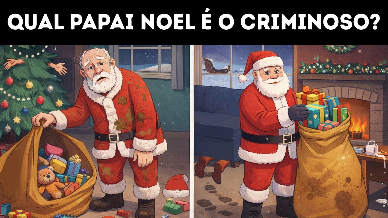 Resolva estes enigmas de Natal antes que o detetive o faça!
