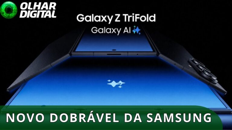 Samsung estreia Galaxy Z Trifold com três telas e preço salgado