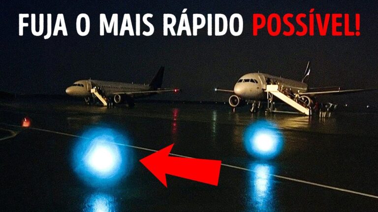 Se você vir estas luzes, não fique nem mais um segundo