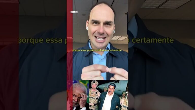'Fim da esquerda radical': Eduardo Bolsonaro reagem ao ataque dos EUA à Venezuela