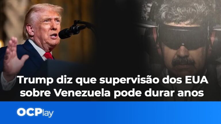 Trump diz que supervisão dos EUA sobre Venezuela pode durar anos