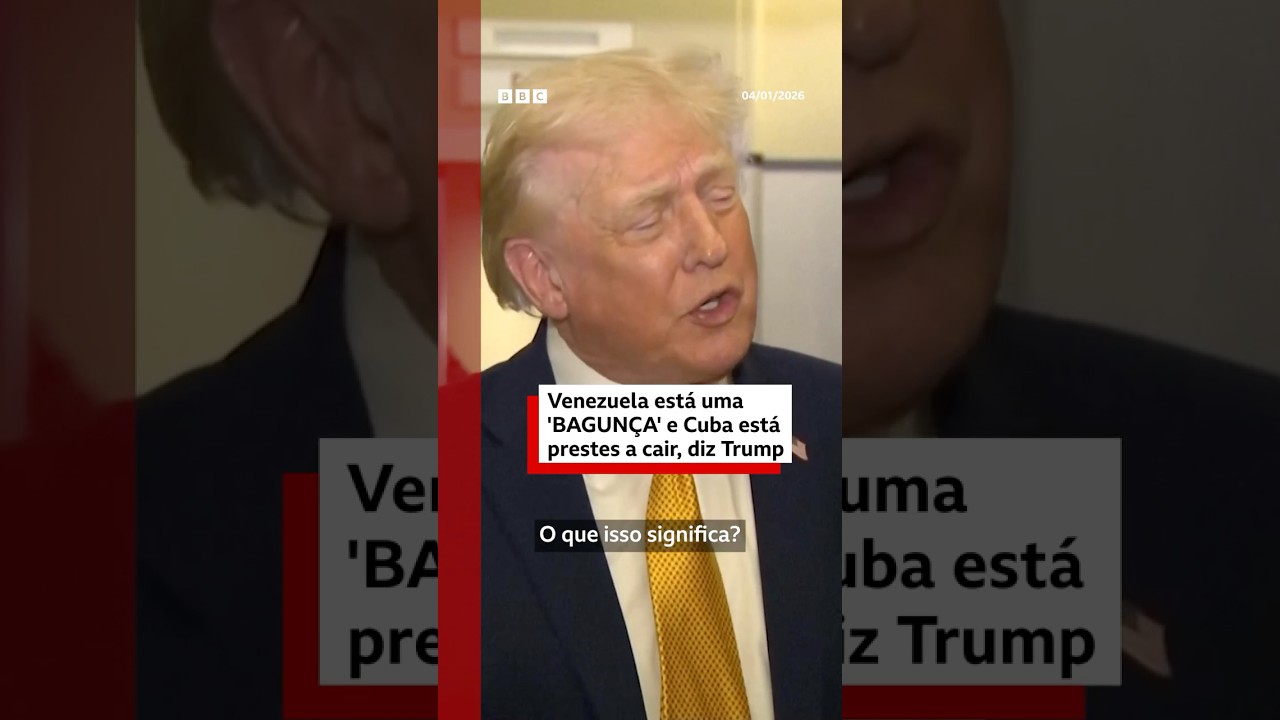 Trump: Venezuela está 'uma bagunça' e Cuba 'à beira do colapso'