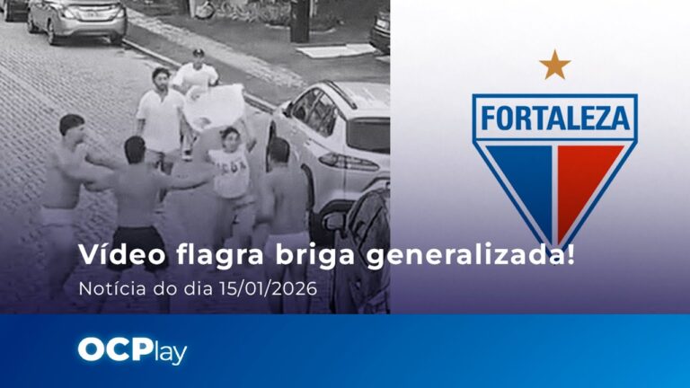 Vídeo mostra briga generalizada envolvendo jogadores do Fortaleza