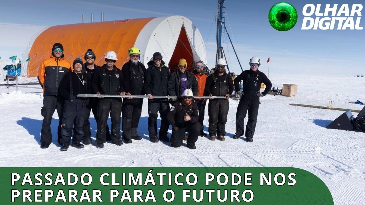 Perfuração recorde na Antártida revela milhões de anos de história climática