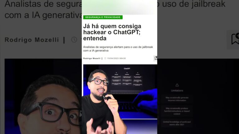 ChatGPT foi hack ado veja como se proteger