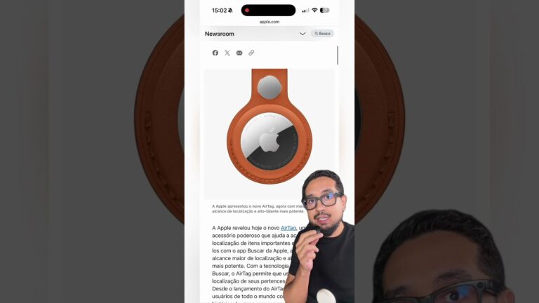 Chegou o novo AirTag 2 da Apple