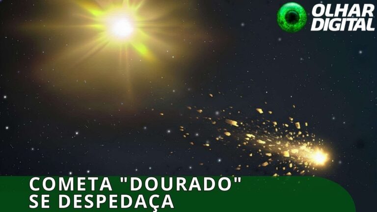Cometa “dourado” se desintegra após encontro com o Sol