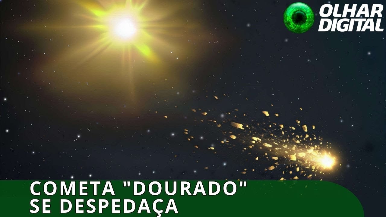 Cometa “dourado” se desintegra após encontro com o Sol