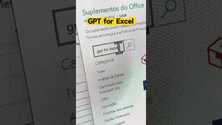Como colocar inteligência artificial no Excel