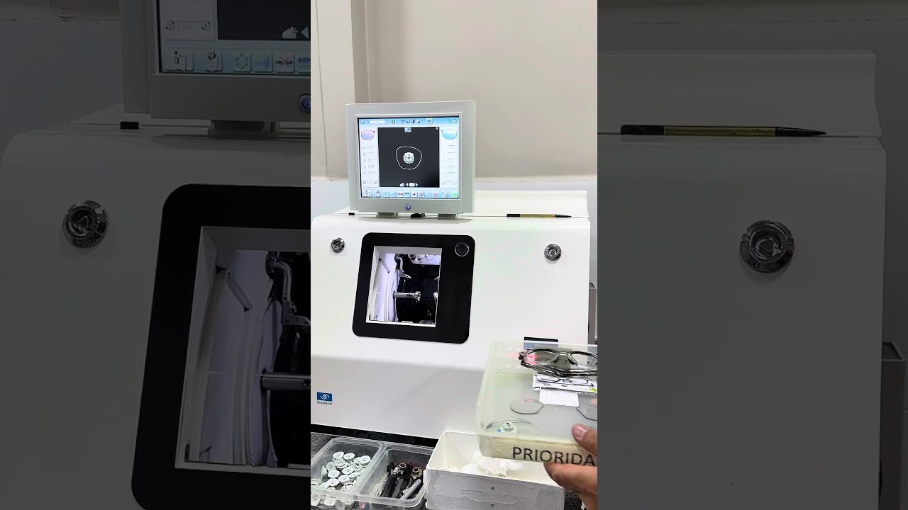 E assim que lentes de grau são cortadas pra colocar em óculos