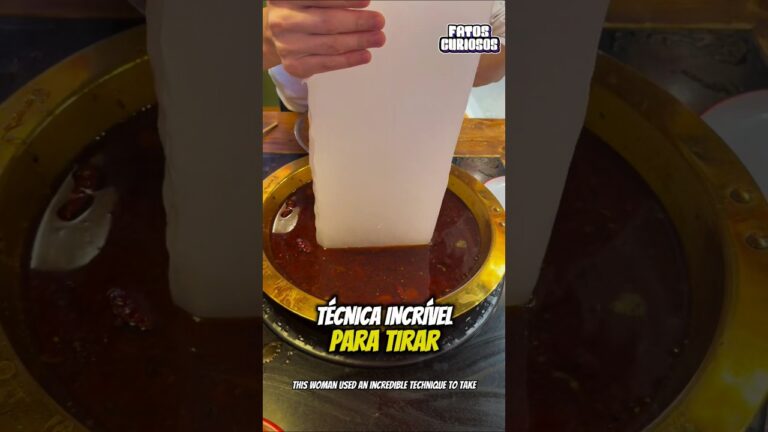 É ASSIM QUE SE RETIRA TODA A GORDURA DA COMIDA