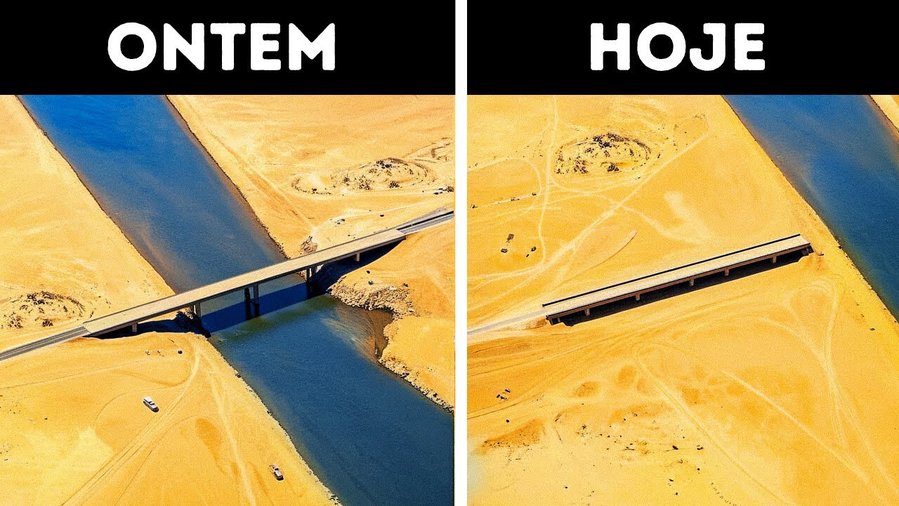 Especialistas explicam como um rio abandonou sua própria ponte