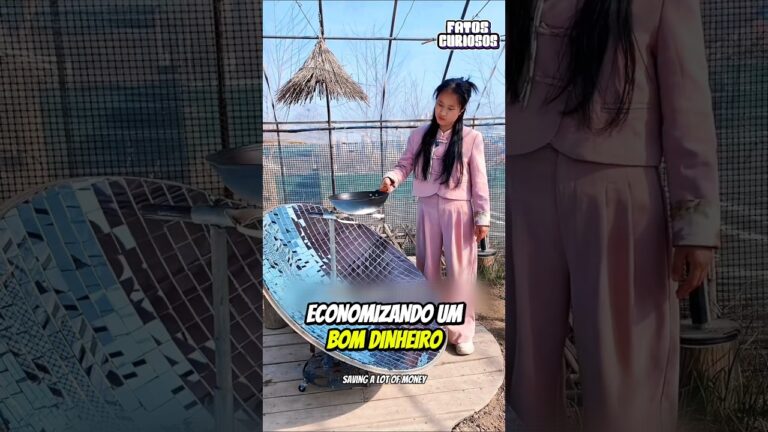ESSA MULHER CHOCOU A TODOS AO FAZER ESSE INCRÍVEL FOGÃO SOLAR