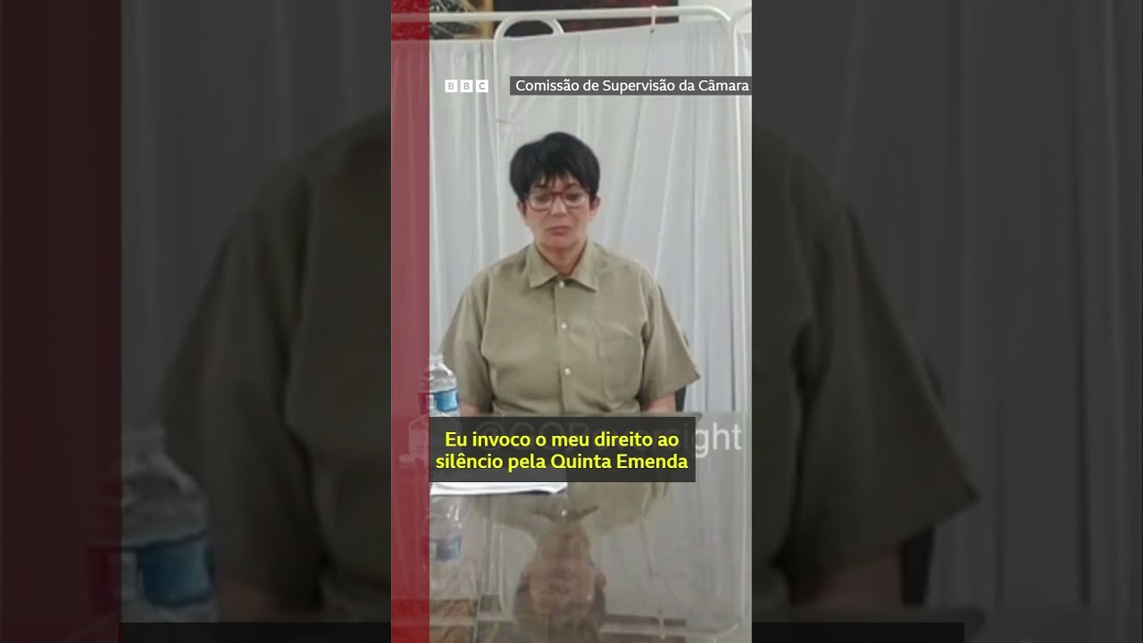 Ex-namorada de Epstein se recusa a responder perguntas