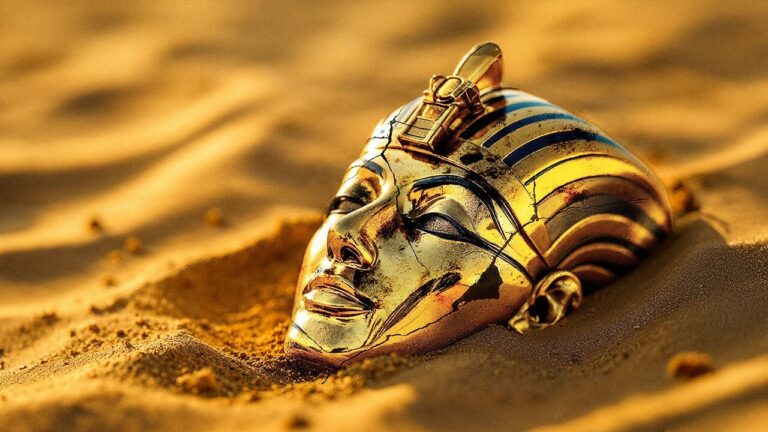 Ninguém imaginava o que a máscara do Rei Tutancâmon escondia