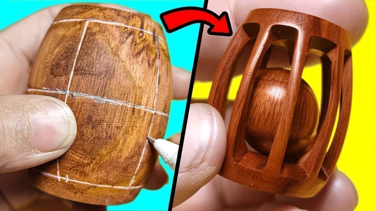 Peças E Esculturas Engenhosas Em Madeira