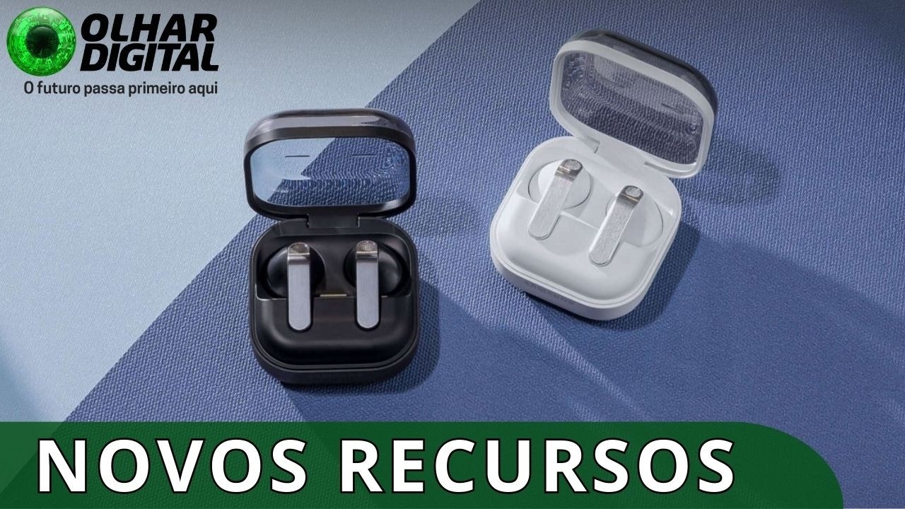 Samsung lança fones Galaxy Buds 4 com IA