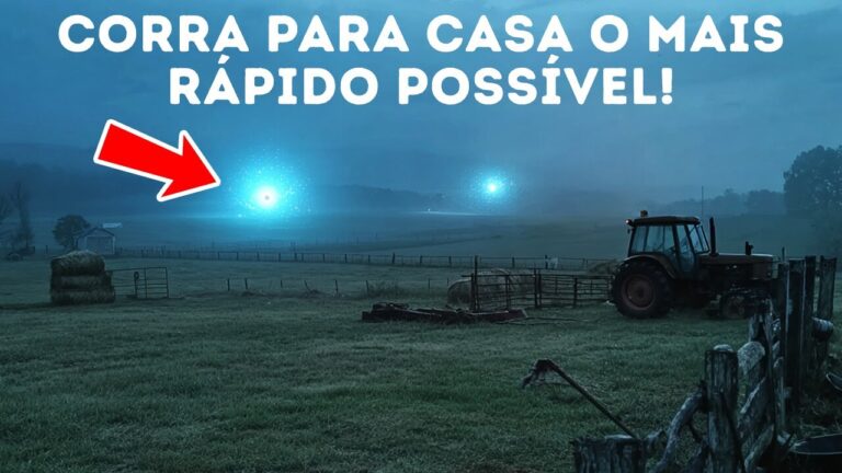 Se você vir essas luzes, não espere, proteja-se!