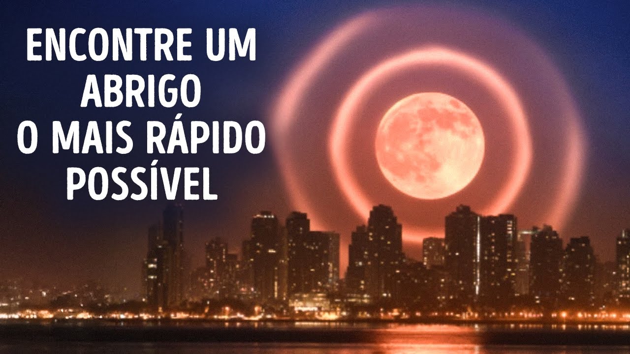 Se você vir um anel ao redor da lua, corra para casa imediatamente