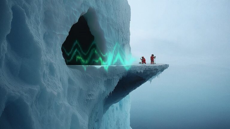 Um ruído estranho na Antártica que se revelou vivo