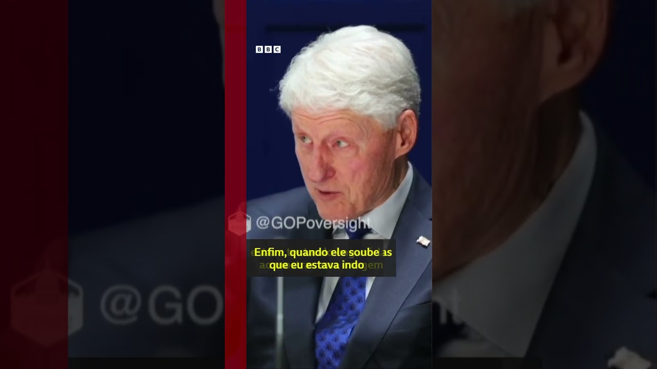 Bill Clinton é questionado sobre foto em banheira durante depoimento sobre Epstein