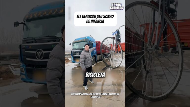 APESAR DAS DURAS CRÍTICAS ESSE HOMEM IMPRESSIONOU A TODOS AO REALIZAR SEU SONHO DA MELHOR FORMA