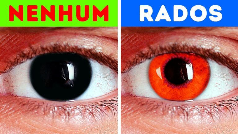 Por Que Humanos Quase Nunca Têm Olhos Roxos? + Fatos Surpreendentes Sobre o Corpo 🤯