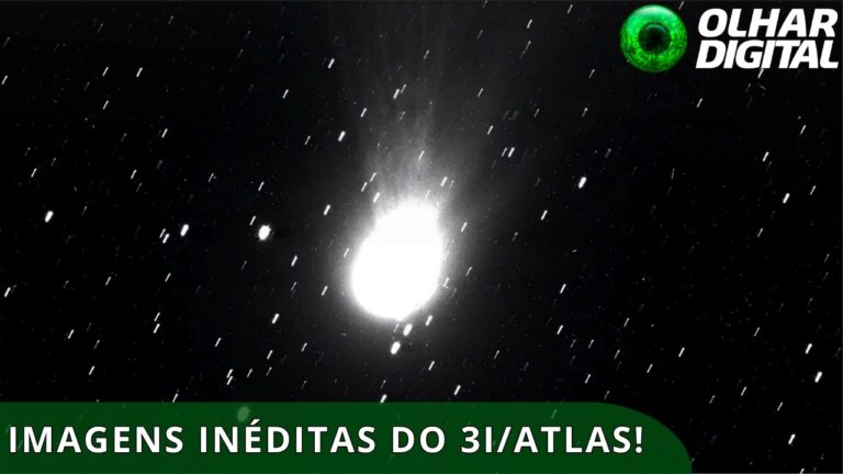 3I/ATLAS: vídeo mostra cometa interestelar brilhando no espaço profundo