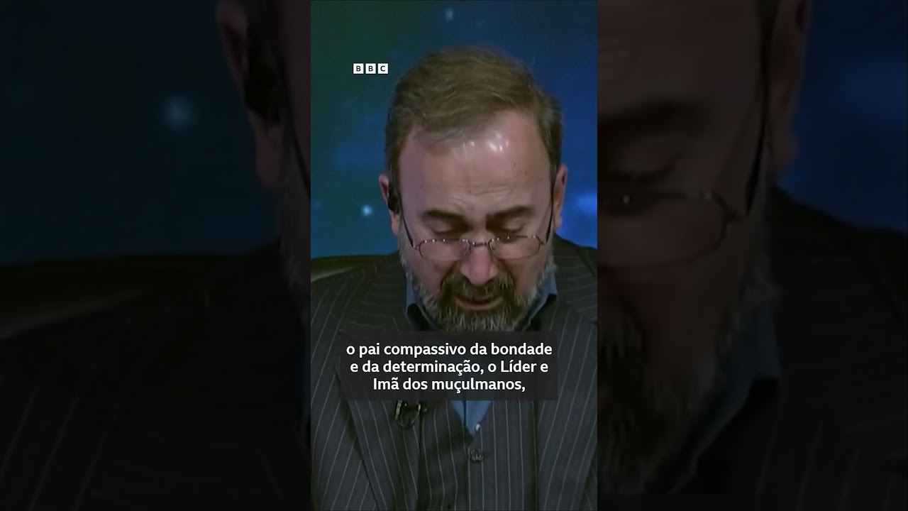 Apresentador da TV estatal chora ao anunciar morte de Khamenei