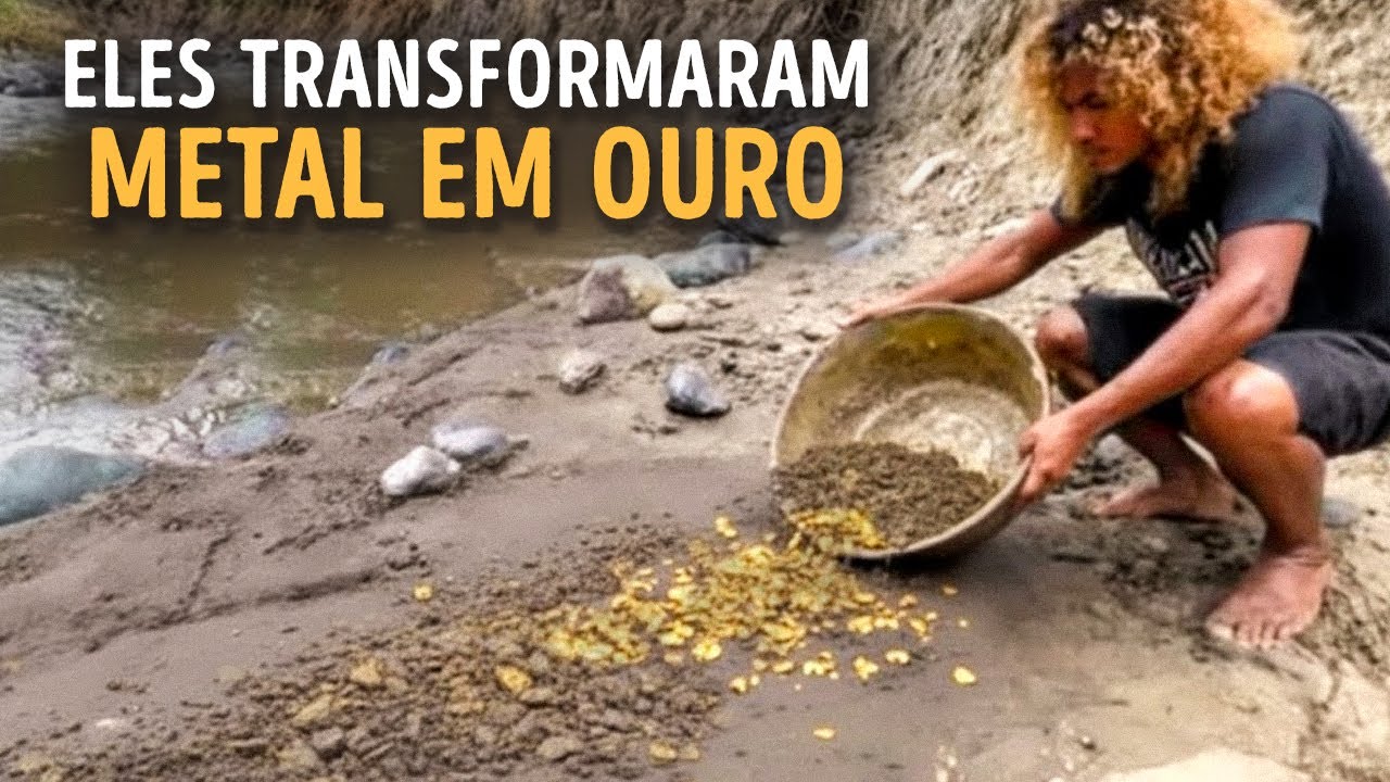 Cientistas finalmente produzem ouro a partir de um metal comum