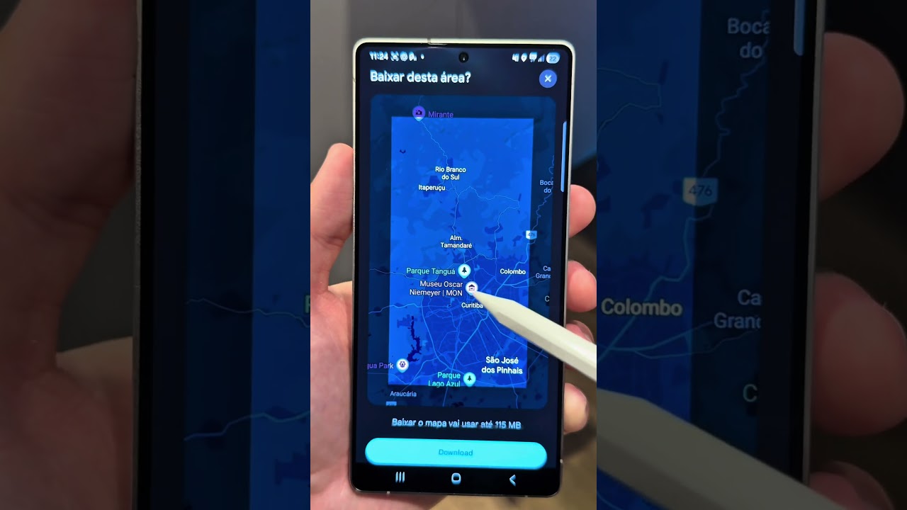 Como baixar mapas no google maps