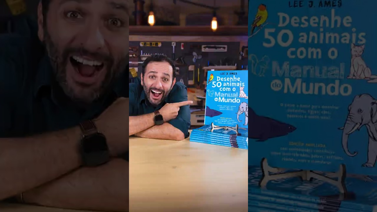 DESENHE 50 ANIMAIS com o MANUAL do MUNDO! NOVA edição AMPLIADA