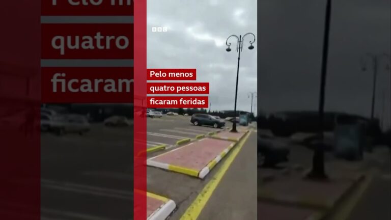 Drone atinge aeroporto no Azerbaijão