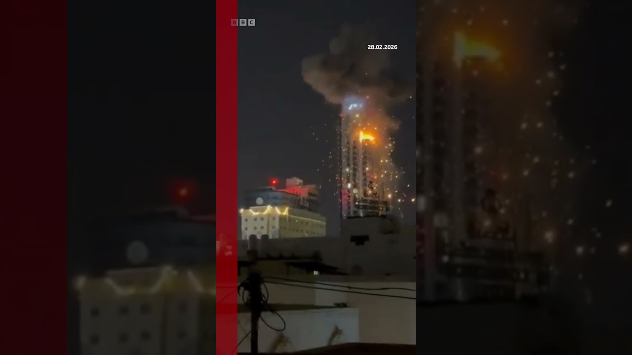 Drone atinge prédio na capital do Bahrein