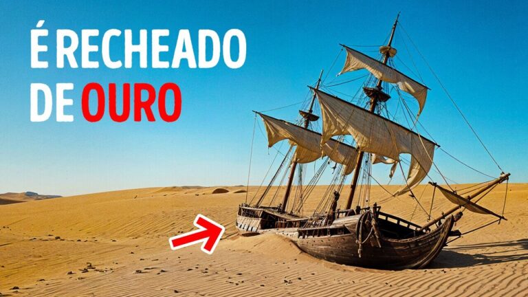 Por que um navio carregado de tesouros, há muito perdido, foi parar no deserto