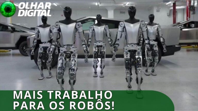 Elon Musk tem um plano para te substituir por um robô humanoide