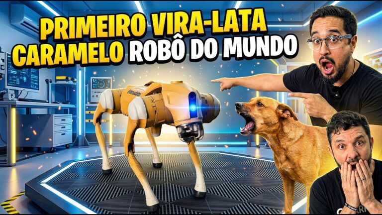 ESSE É PRIMEIRO VIRA-LATA ROBÔ DO MUNDO
