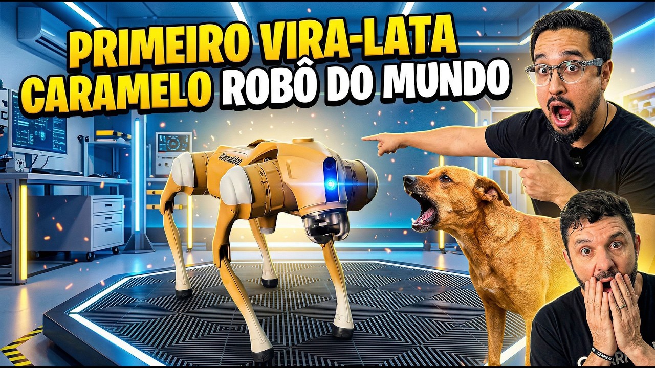 ESSE É PRIMEIRO VIRA-LATA ROBÔ DO MUNDO