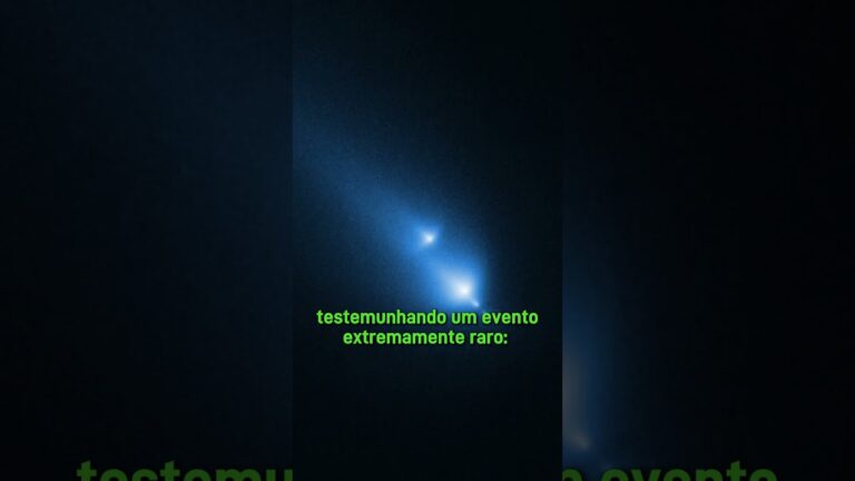 Hubble captura momento inédito de cometa se desintegrando