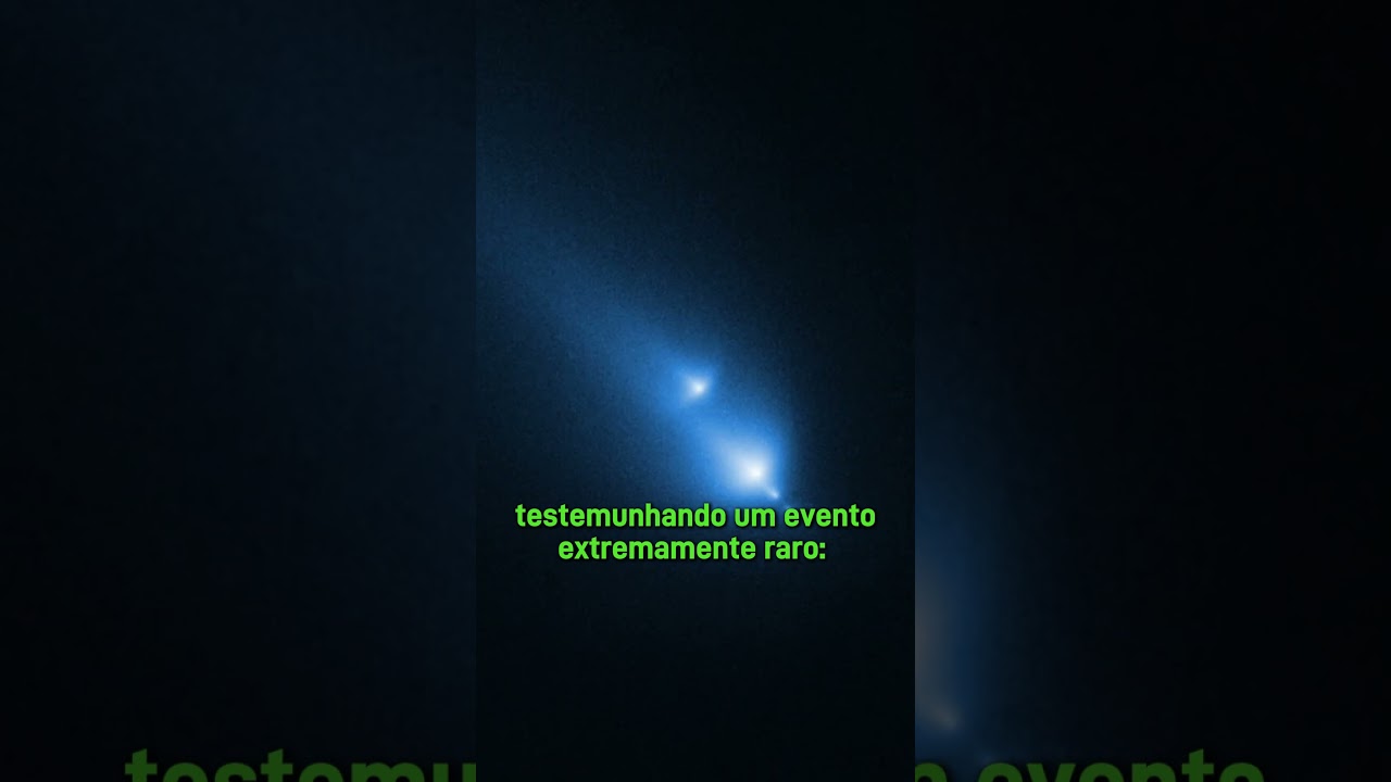 Hubble captura momento inédito de cometa se desintegrando
